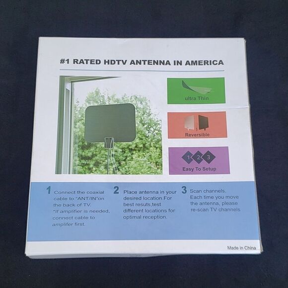 New in Box ClearView HDTV Antenna - Picture 2 of 6